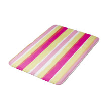 Pink White Yellow Summer Stripes