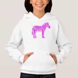 Pink Zebra Kids T-Shirt – Cute Striped Animal Tee