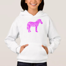 Pink Zebra Kids T-Shirt – Söt Randig Djur T-Shirt