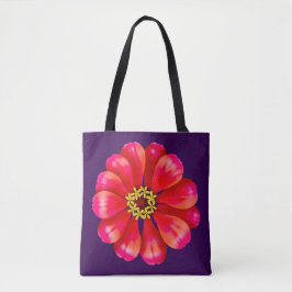 Pink Zinnia Tygkasse