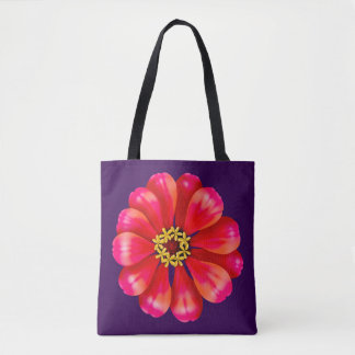 Pink Zinnia Tygkasse