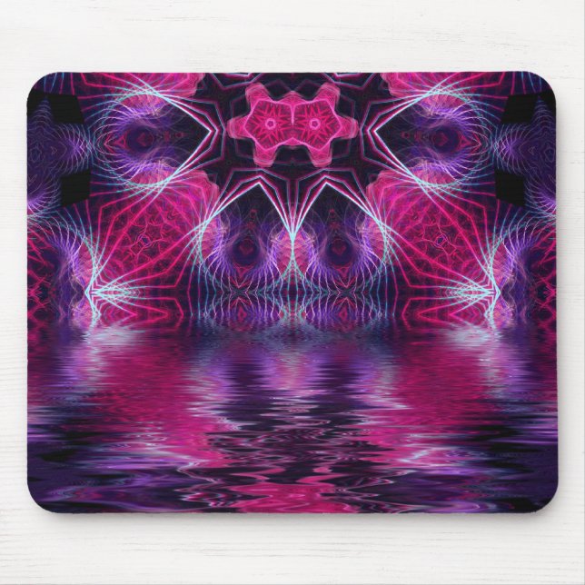 Pinkana Visionary Fractal Art Mousepad Musmatta (Framsidan)