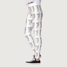 Pinkbells Fabric Mönster. Leggings