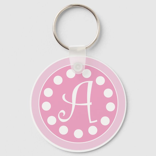 pinkdotsA-nyckelkedja.ai Nyckelring (Framsida)