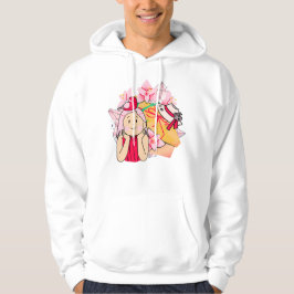 Pinkerfantasier & Fjädervän Hoodie