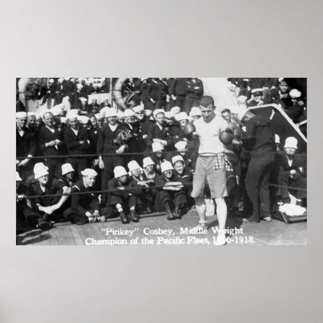 Pinkey Cosbey Hämta Redo för en Boxing Match (Boxi Poster (Framsidan)