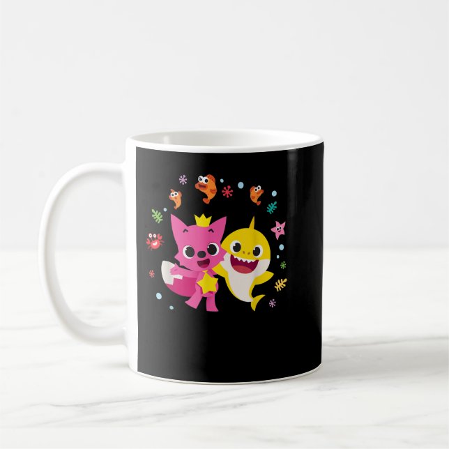 Pinkfong and Baby Shark  Kaffemugg (Vänster)