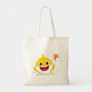 Pinkfong Baby Shark med text Tygkasse