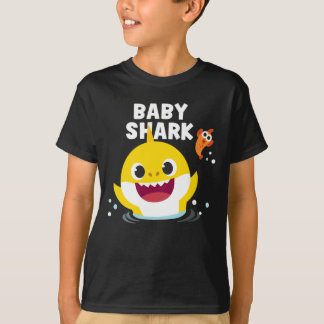 Pinkfong Baby Shark t-shirt med text