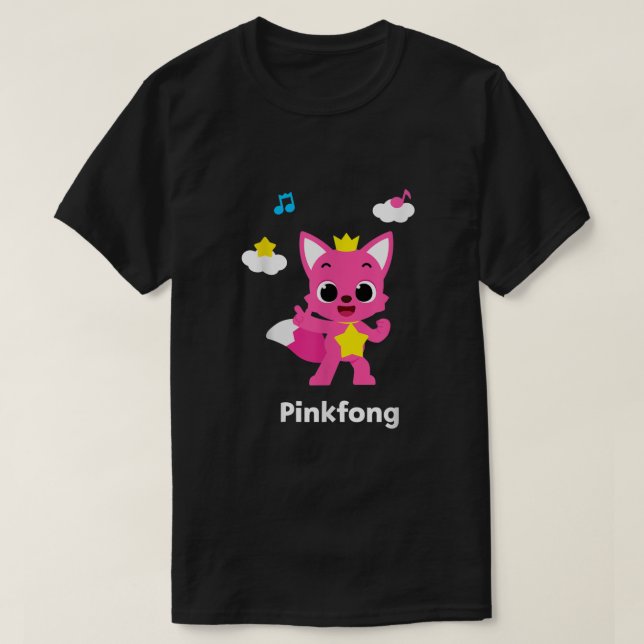 Pinkfong-Officiell T Shirt (Design framsida)