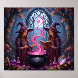 PinkHeartMist Poster