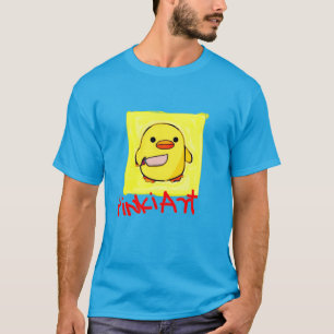 Pinkiart Anka – Lekfull Pastell Karaktärsdesign T Shirt