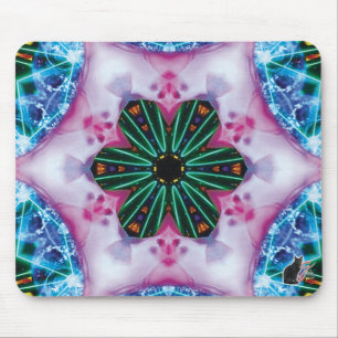 Pinkie Kaleidoscope Mouse Pad Musmatta