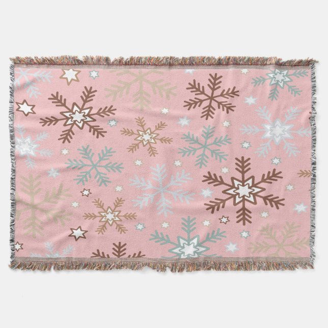 Pinkie Snöflinga  Filt (Framsidan)