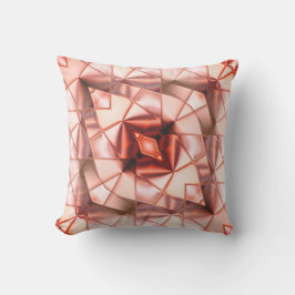 Pinkish big "pärlblommor", virtuella konstigen tec kudde