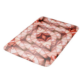 Pinkish gigantic "pearly Blommor", digital tecknin Badrumsmatta