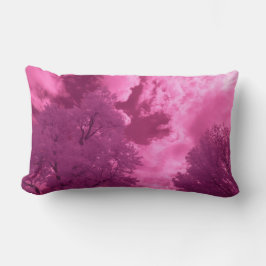 Pinkish Hues InfrRED Cloud Lumbarkudde