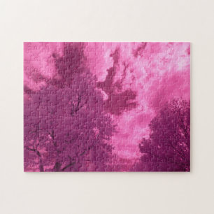 Pinkish Hues InfrRED Cloud Pussel