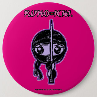 Pinkish KUNOICHI knäppas Knapp