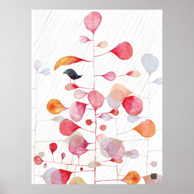 PINKLEAFUMBRELLA POSTER (Framsidan)