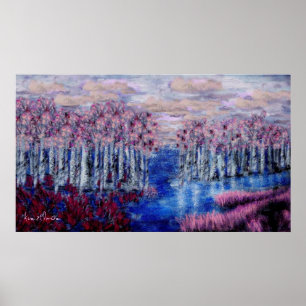 PINKLEVILLE GICLEE SKRIV UT POSTER