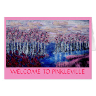 PINKLEVILLE HÄLSNINGSKORT