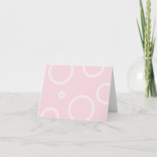 Pinkly Retrolicious Note Card Kort