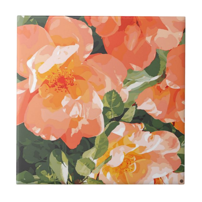 PinkMagnolia Ceramic Tile Kakelplatta (Framsidan)
