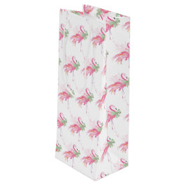 Pinkmas Flamingo jul Vin Gift Bag
