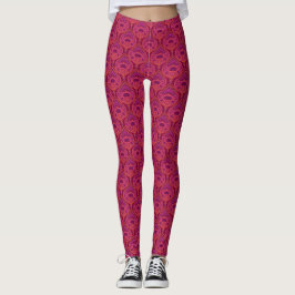 Pinkoinko - Fjädermönstrad Paisley Leggings