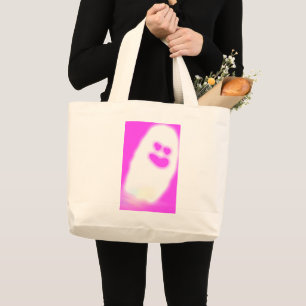 Pinkoween-söt spöke jumbo tygkasse