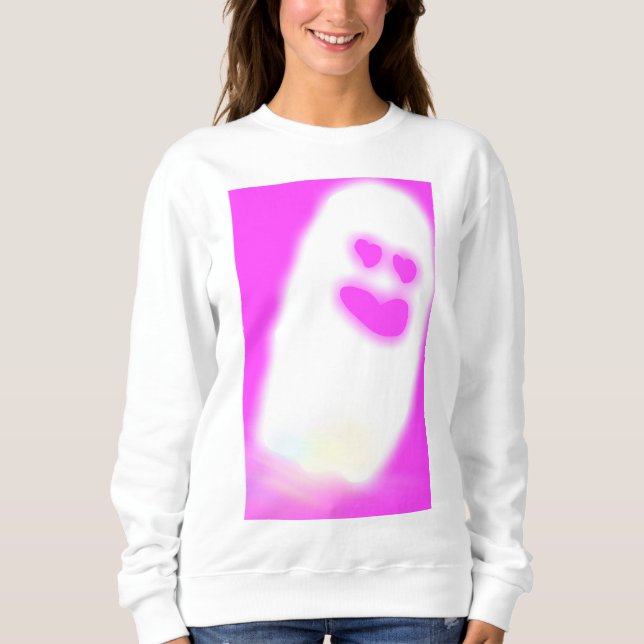 Pinkoween-söt spöke t shirt (Framsida)