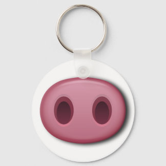 PinkPig Snout Nyckelring