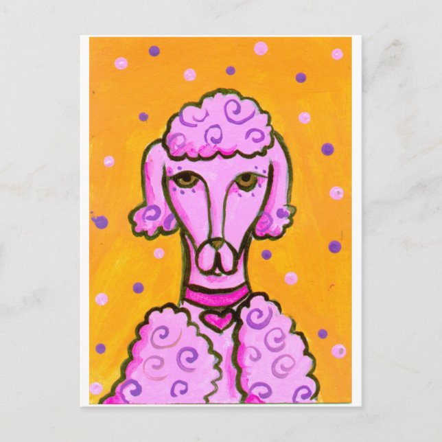 PinkPoodle Vykort (Framsida)