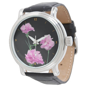 Pinks on Black Armbandsur