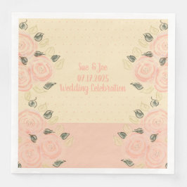 Pinks with Polka dots Pappersservett