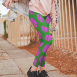 PinkShamrock Klöver St. Patrick's Day Leggings<br><div class="desc">Den här designen har skapats genom digital grafik. Det kan vara personlig genom att klicka på anpassningsknappen och lägga till ett namn, initialer eller ord som du föredrar. Kontakta mig på colorflowcreations@gmail.com om du vill ha denna design på en annan produkt. Se fler av mina skapelser eller följ mig på...</div>