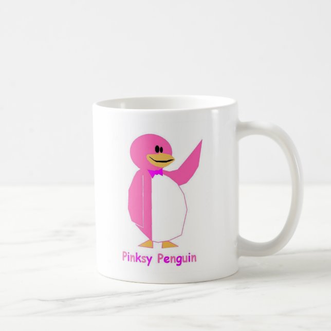 Pinksy pingvinmugg kaffemugg (Höger)