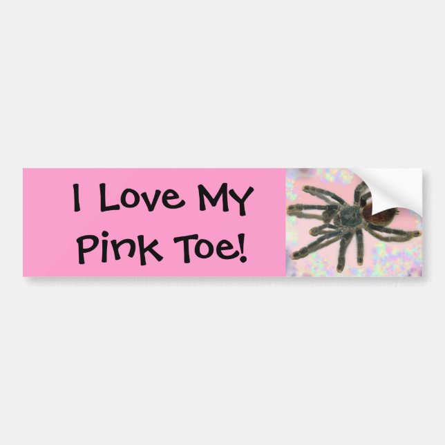 pinktoe bildekal (Framsidan)