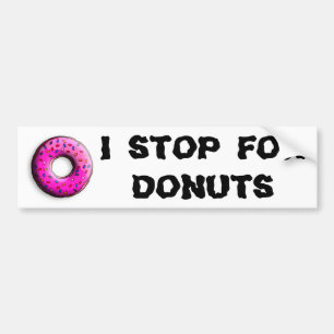 Pinky Donut med färgstarka sprinkler + dina idéer Bildekal