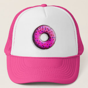 Pinky Donut med färgstarka sprinkler + dina idéer Truckerkeps