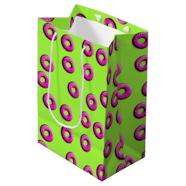 Pinky Donuts sömlös mönster + dina idéer (Framsidan Vinklad)