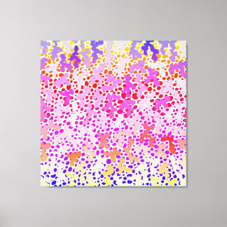 Pinky Doodle Stretched Kanvastryck