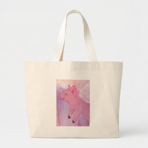 Pinky flyggrisen jumbo tygkasse