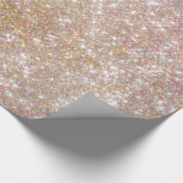 Pinky glitter som slår in papper presentpapper