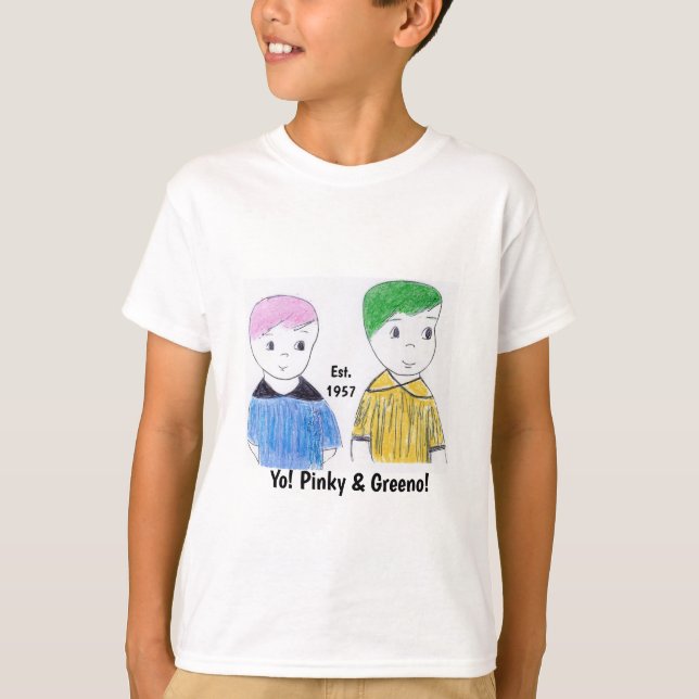 Pinky & Greeno T-shirt (Framsida)