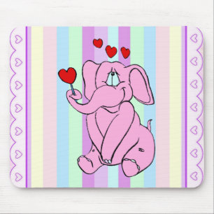 Pinky Kärlek Mousepad Musmatta