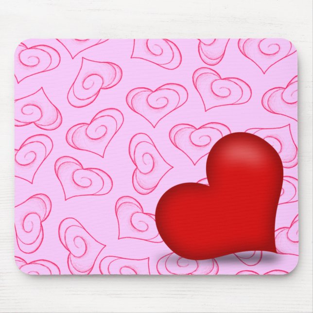 Pinky Kärlek (Solid Heart) Musmatta (Framsidan)