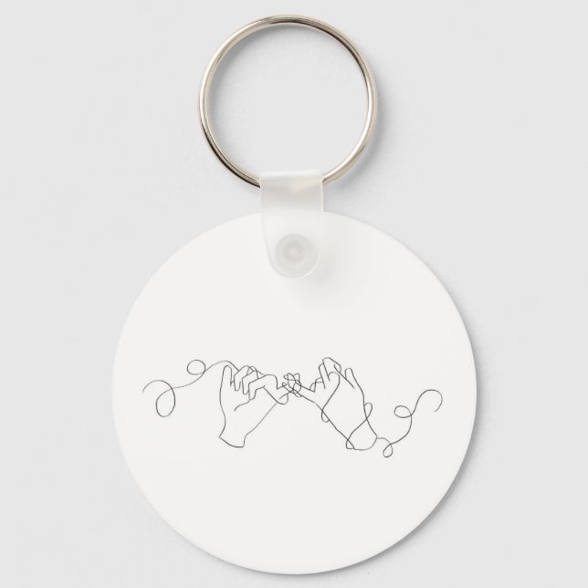 pinky-löfte nyckelring (Framsida)