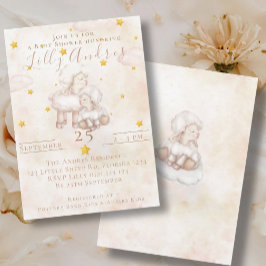 Pinky-molnstoftstjärnor Baby Shower Inbjudningar